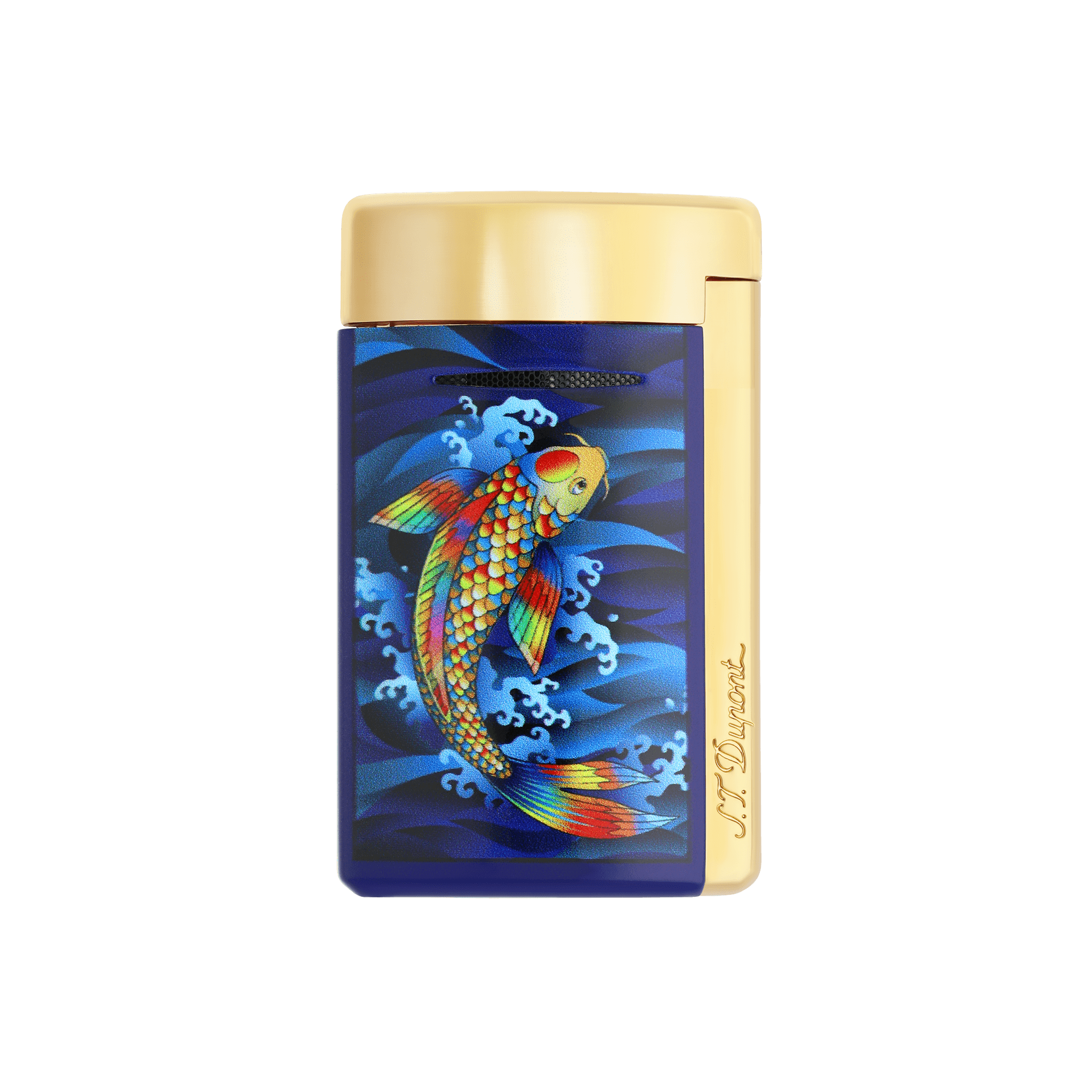 Minijet blue Koi fish  Luxury Lighters - S.T. Dupont – stdupont.com